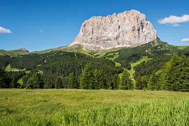 The Sassolungo Mountain