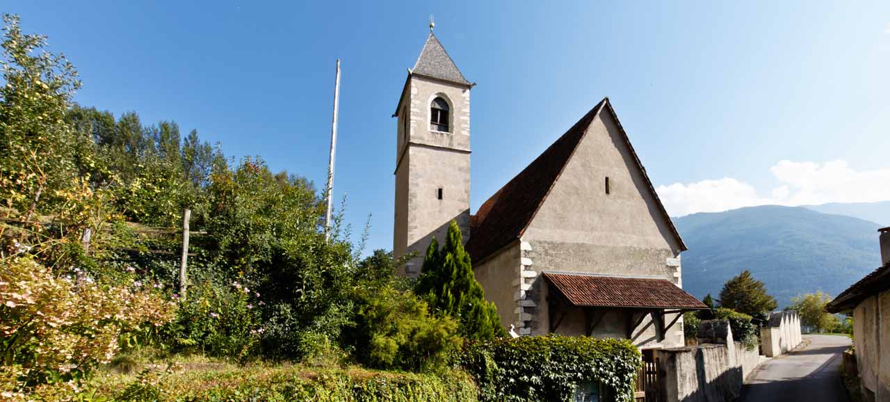 Kirche in Goldrein im Vinschgau