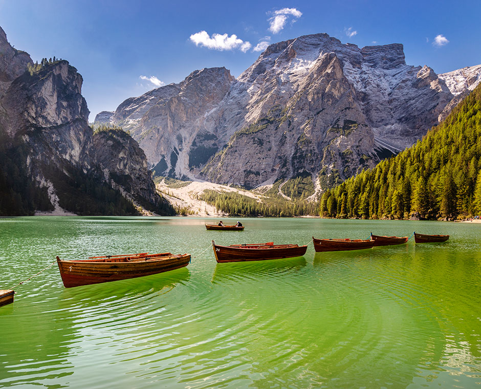 Lago di Braies Barchette