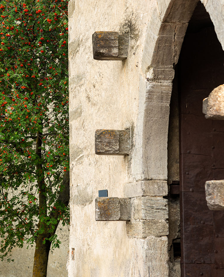 glurns stadtmauer detail