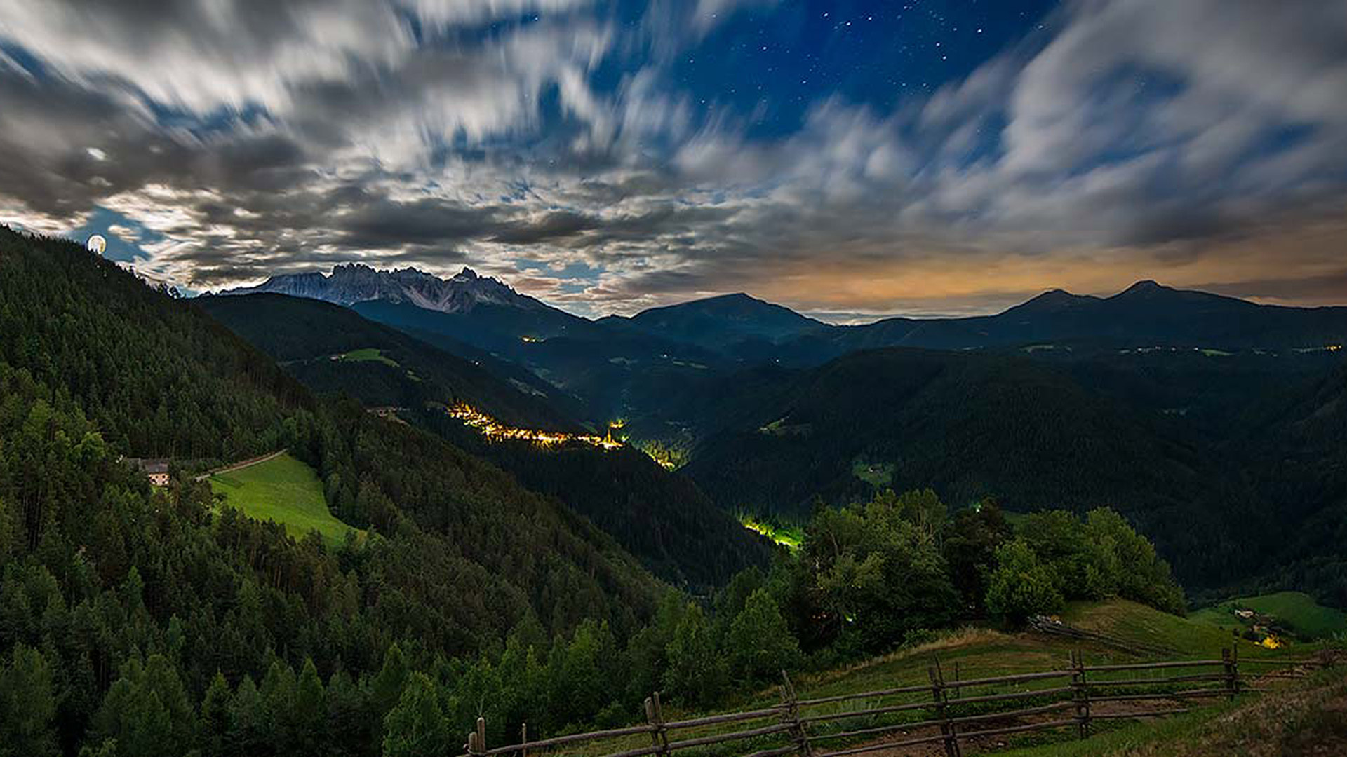 Latemar vom Observatorium aus gesehen