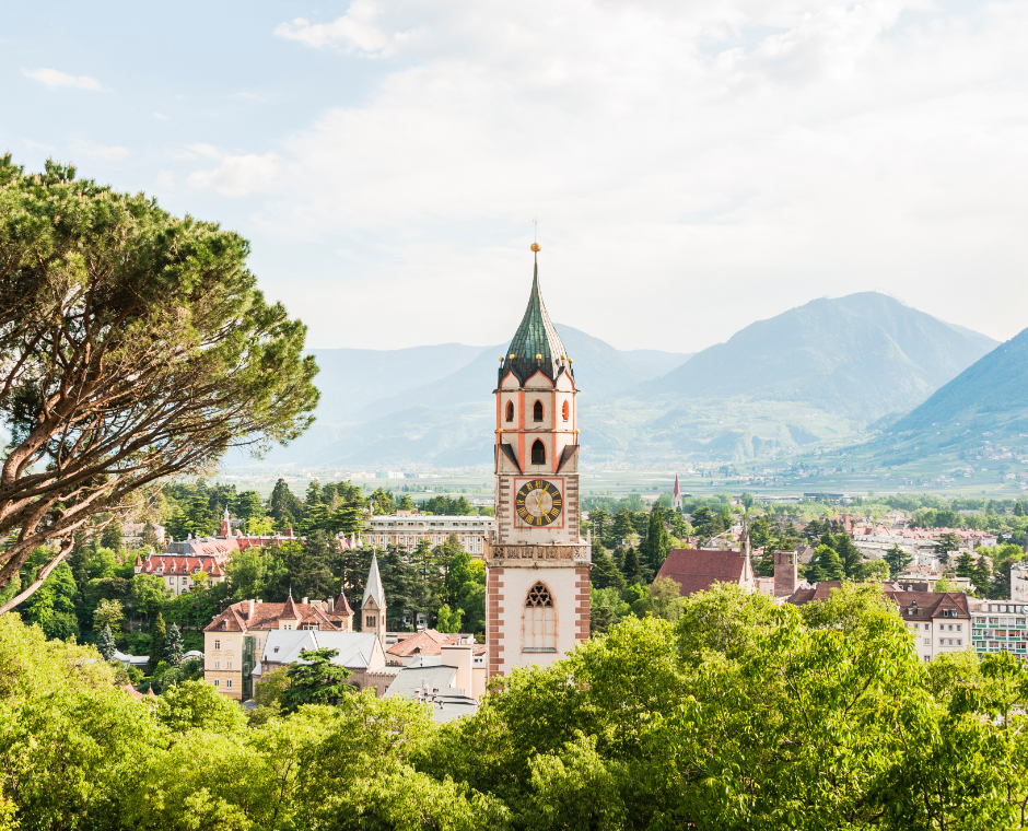 Vista panoramica di Merano