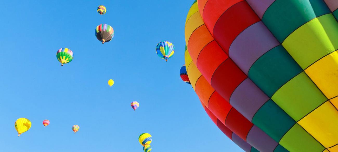 Balloon Festival: Heißluftballons in Toblach