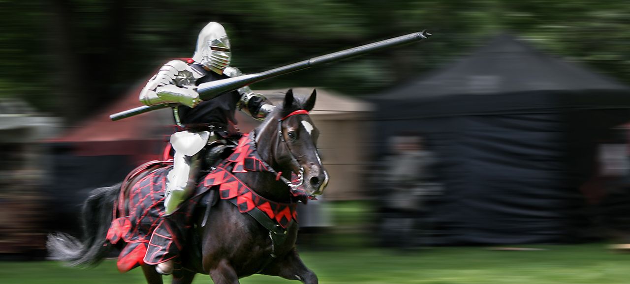 The riding tournament of Oswald von Wolkenstein