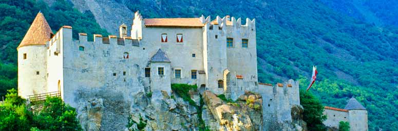 The Castelbello castle, in the Venosta valley