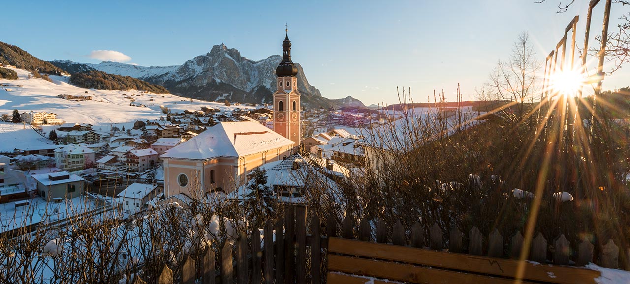 Castelrotto in inverno