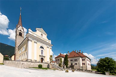 Die Pfarrkirche von Pfalzen