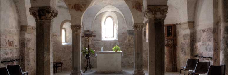 Particolare della chiesa de La Collegiata a San Candido