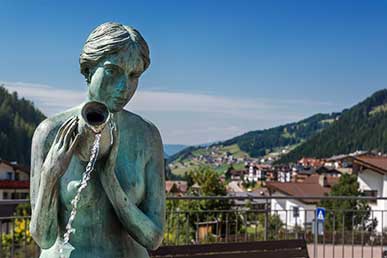 Fountain in the town center