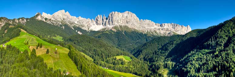 Panorama del gruppo del Catinaccio