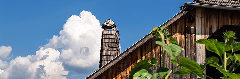 Holzhütte am Kronplatz