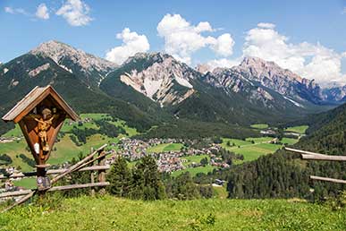 Das Dorf von oben