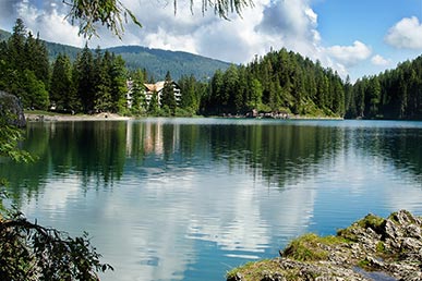 Bick auf den Pragser Wildsee