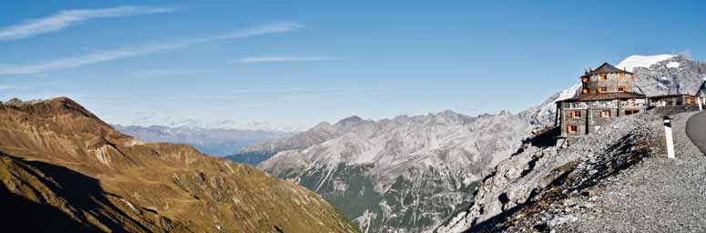 Panorama sul passo dello Stelvio