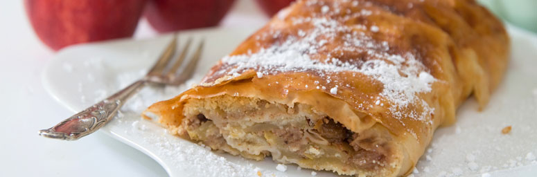 Strudel, die traditionelle Südtiroler Küche