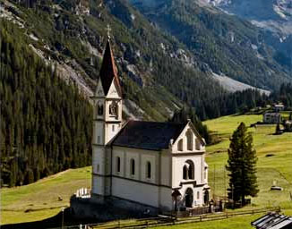 Wallfahrtsort der Madonna der Heilen Drei Brunnen in Trafoi