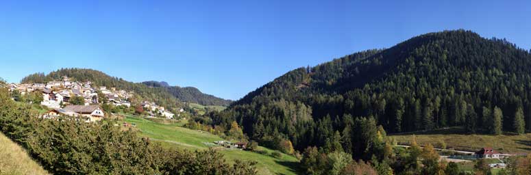 Vista panoramica sul Parco Naturale Monte Corno