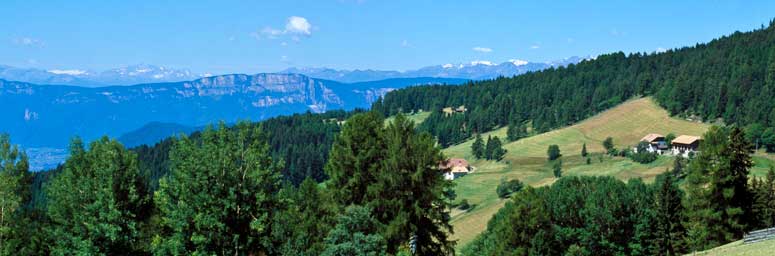 Vista su Cornedo in Val d'Ega