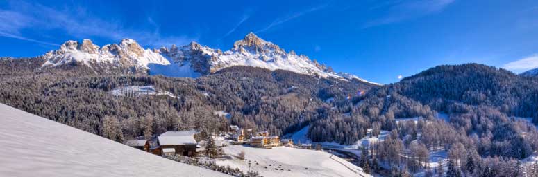 L'area sciistica di Obereggen in Val d'Ega