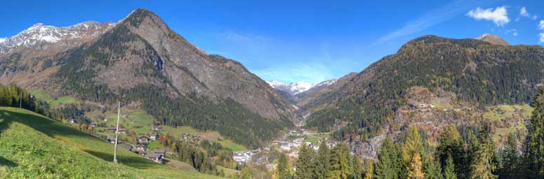 Moos, ein schönes Dorf im Passeiertal