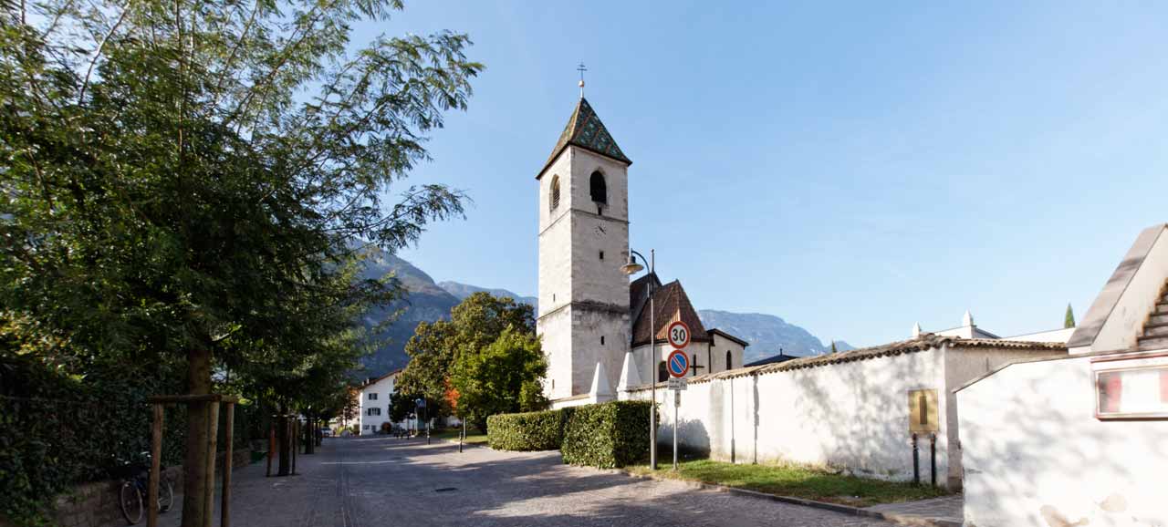 Ein Blick auf Kurtinig an der Weinstrasse