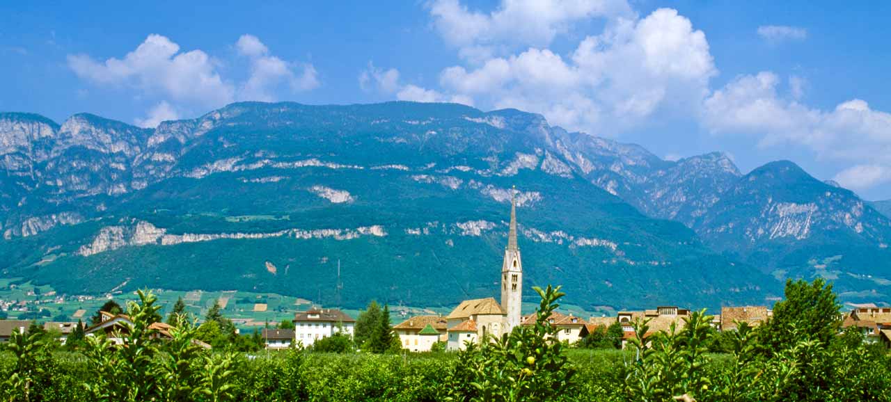 The Medieval village of Egna, in South Tyrol Bassa Atesina