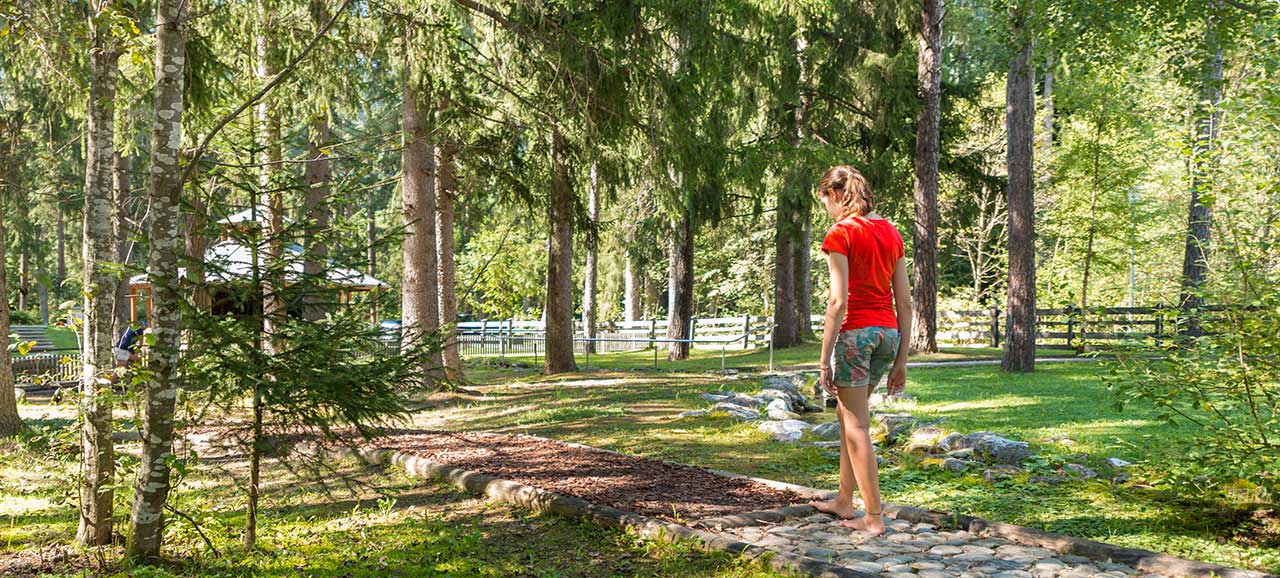 Entspannung pur für die ganze Familie im Kurpark von Niederdorf