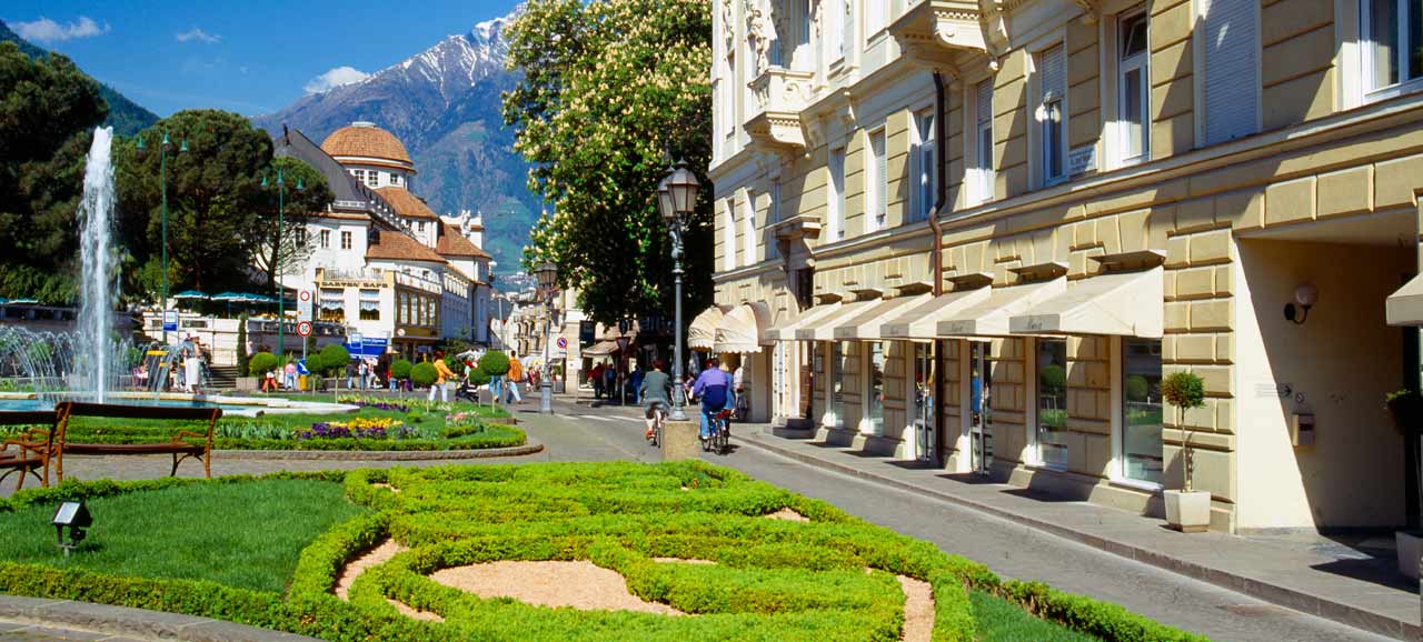 Merano, spa town with thermal baths, hotel Merano