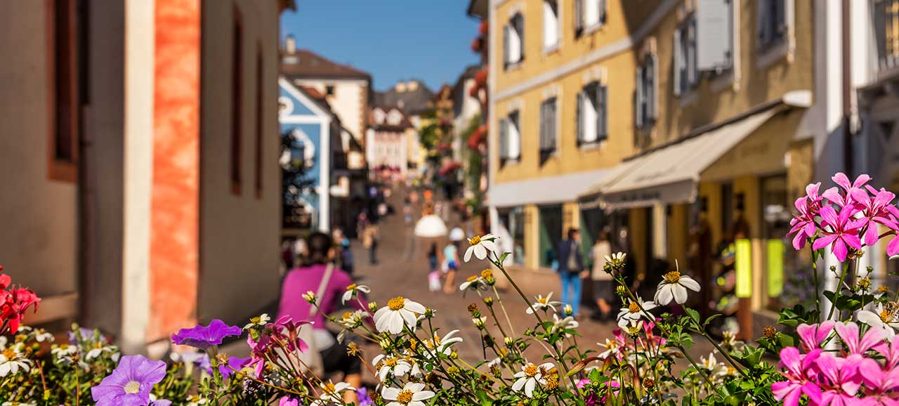 The center of Ortisei