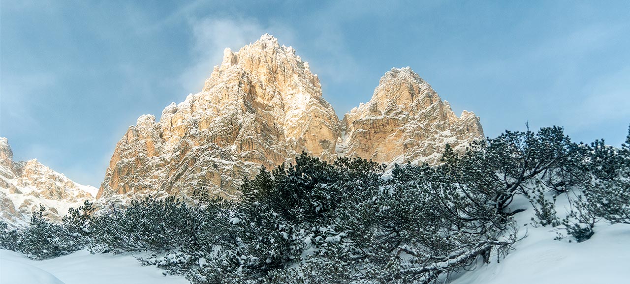 Naturpark Fanes Winter