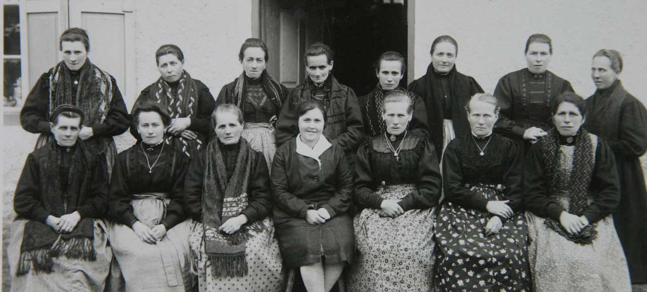Foto storica di una famiglia dell'Alto Adige
