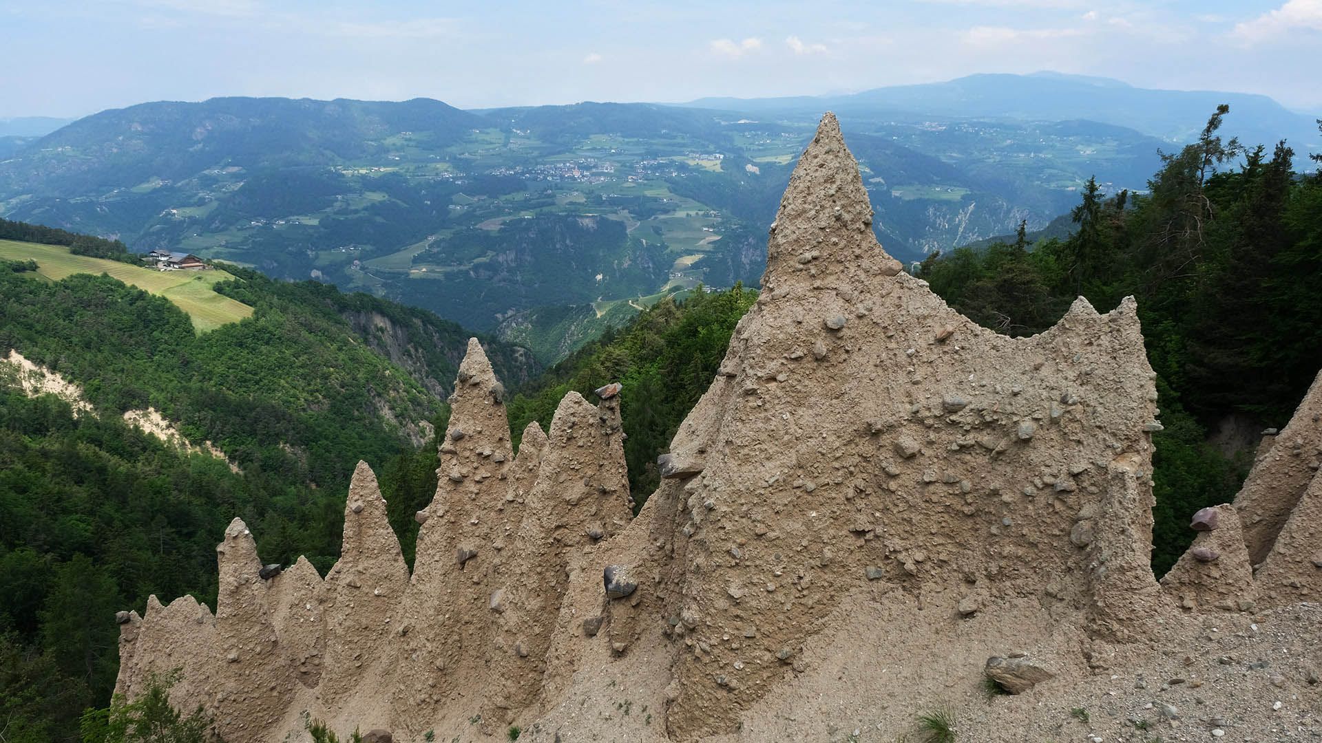 Collepietra earth pyramids