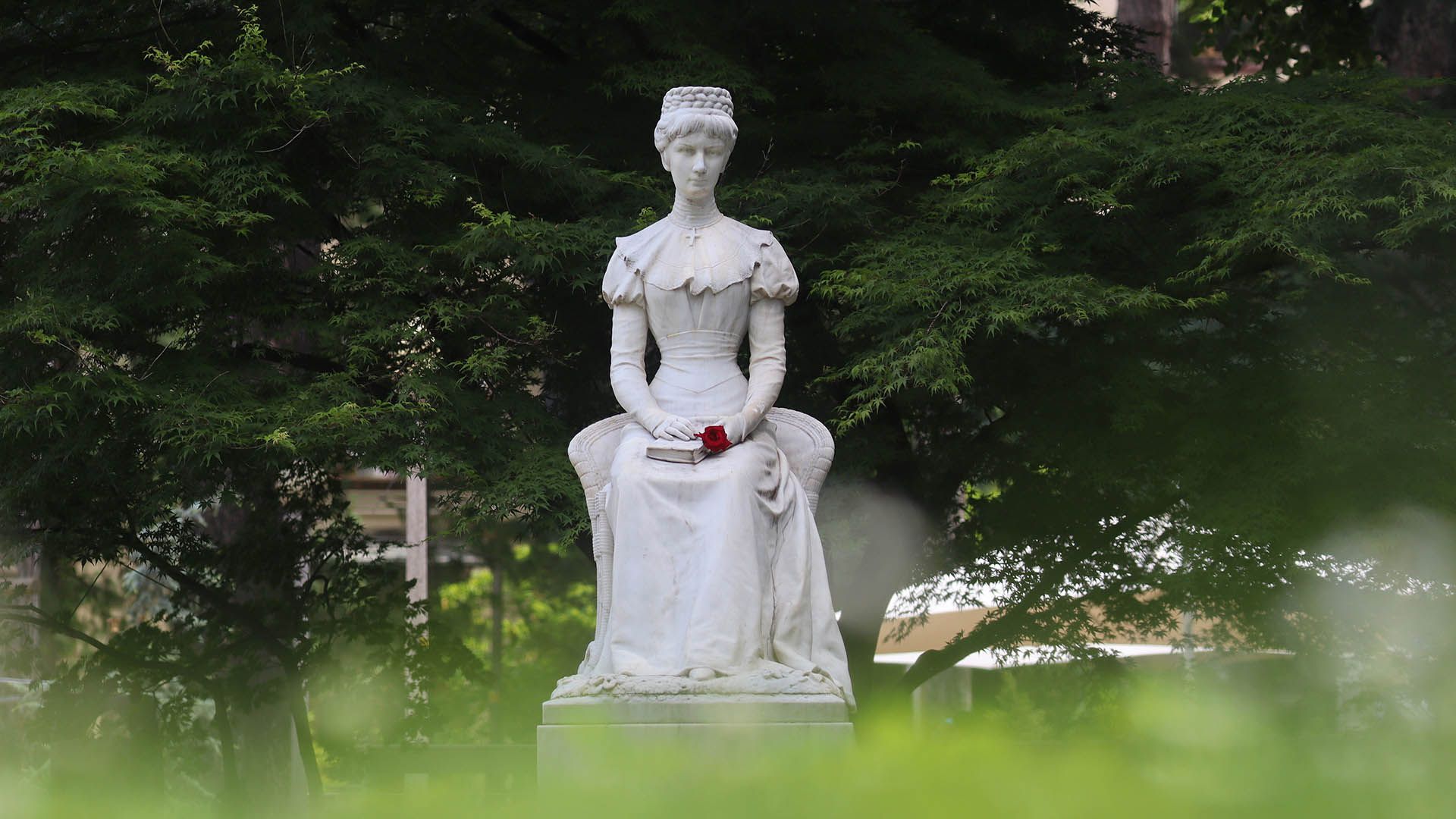 Sissi Statue in Merano, South Tyrol, Italy