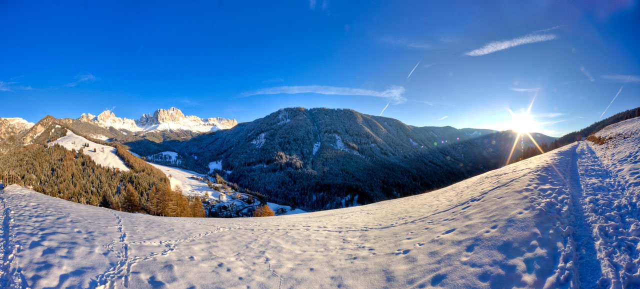Winterlandschaft im Eggental