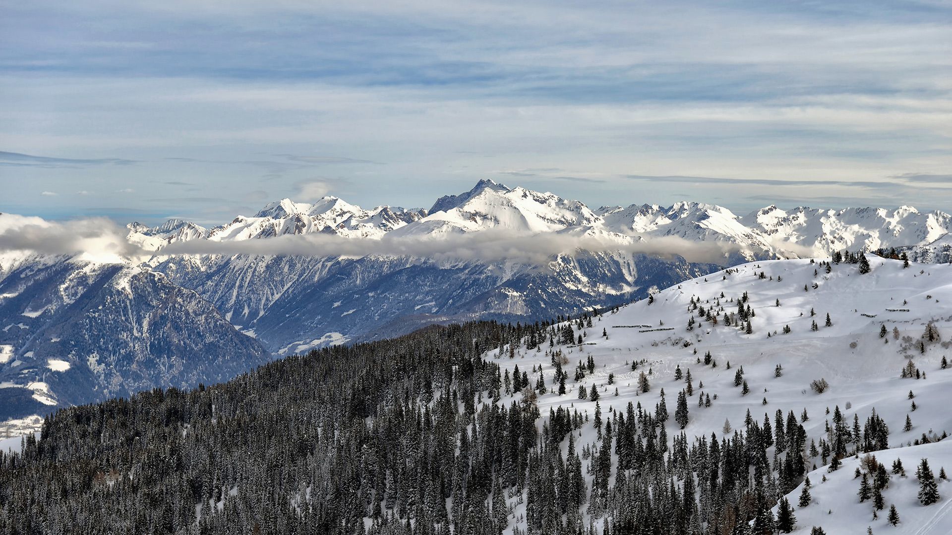 Panoramic view in Racines