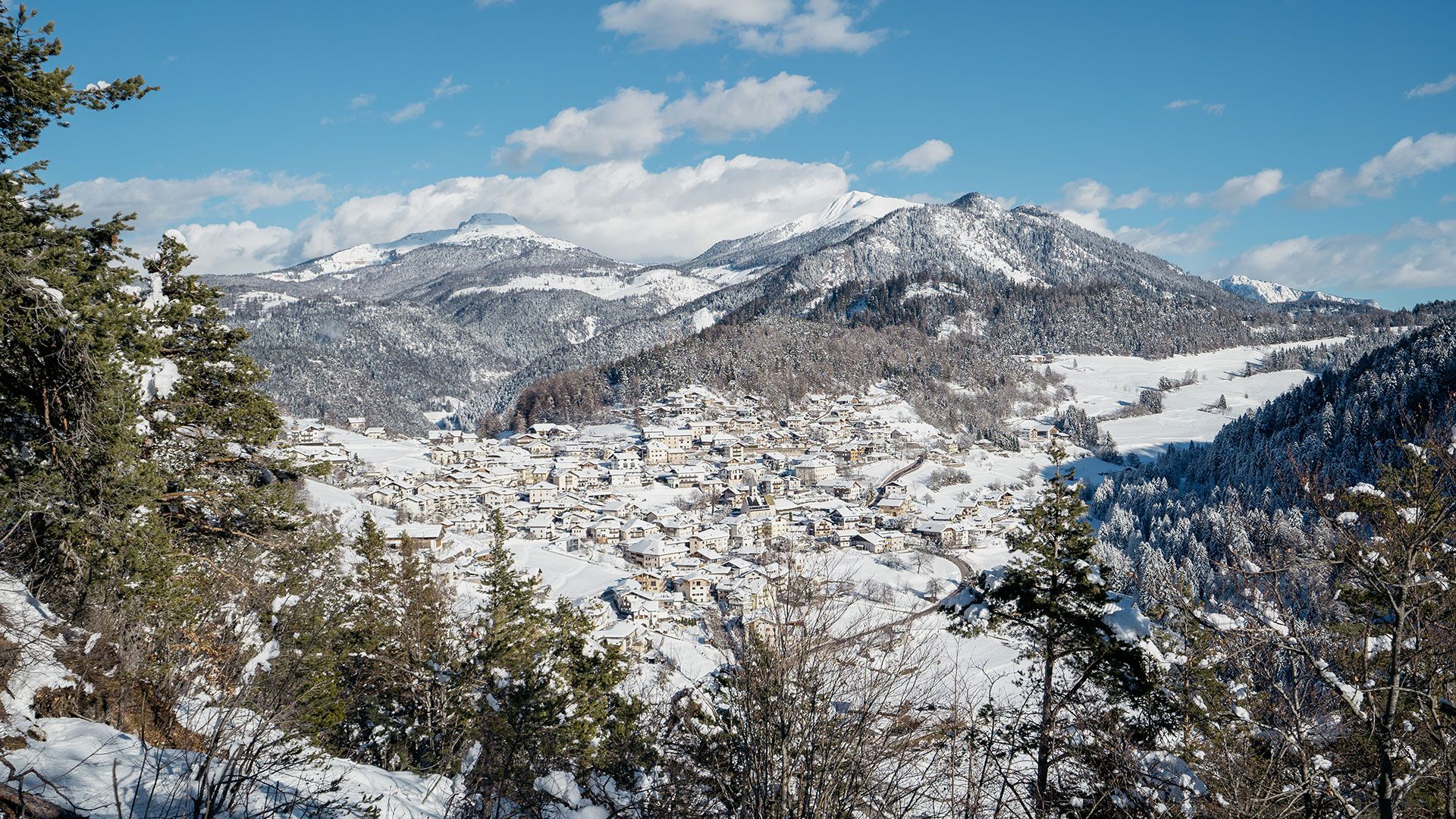 Panoramic view Trodena