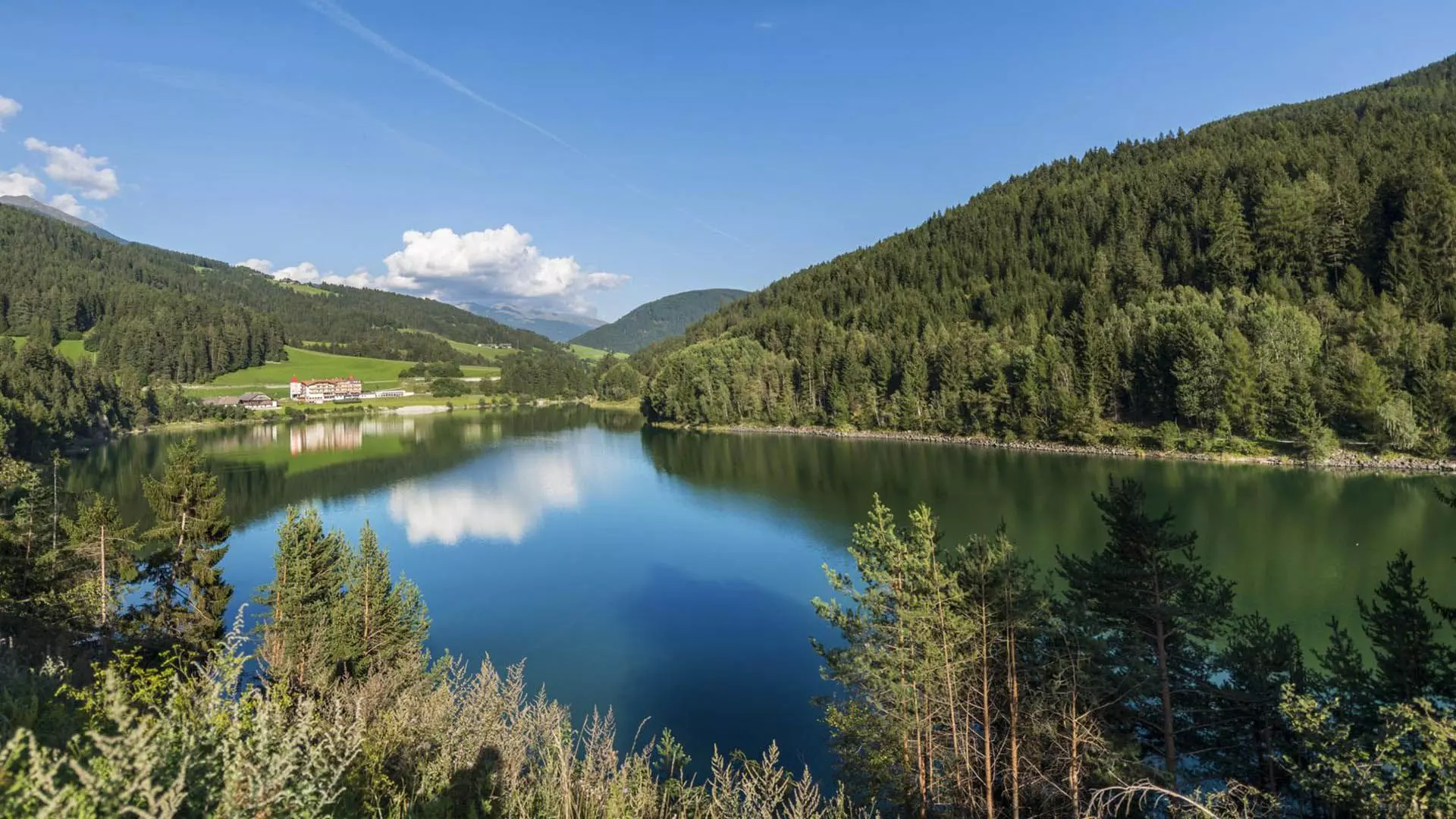 Aktivitäten am Kronplatz bei Olang im Pustertal zwischen Valdaora und Bruneck.