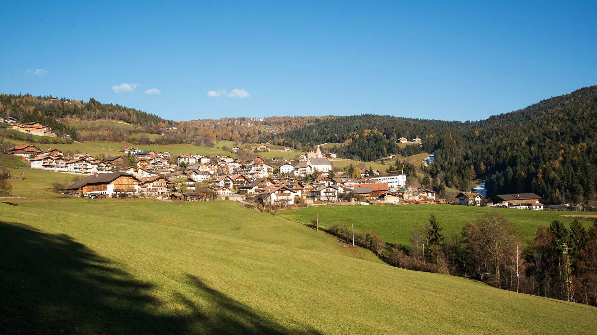 Panoramablick auf den Ort Mölten