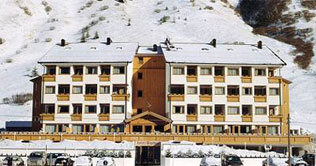 Hotel Grifone at the Campolongo Pass between Corvara / Alta Badia and Arabba