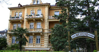 Hotel Westend befindet sich in der Kurstadt Meran