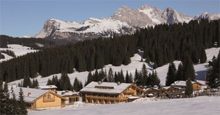 Winter auf der Seiser Alm im Tirler Dolomites Living Hotel
