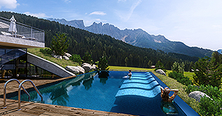 Berghotel Moseralm at Nova Levante in Ega valley